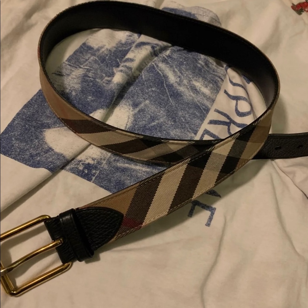Burberry men belt classic